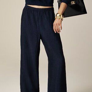 J.Crew Stratus Pant in Textured Satin; Size Medium